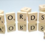 photo that says "words"
